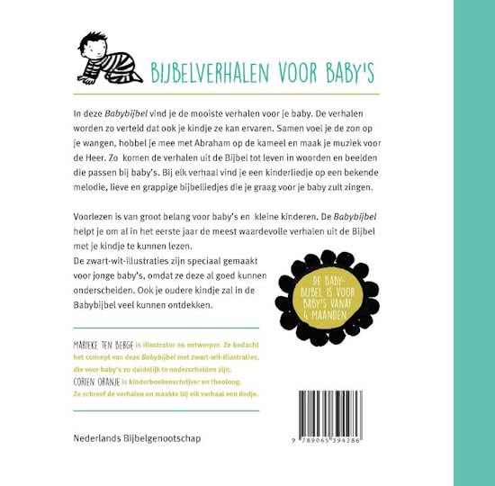 Achterkant van Babybijbel
