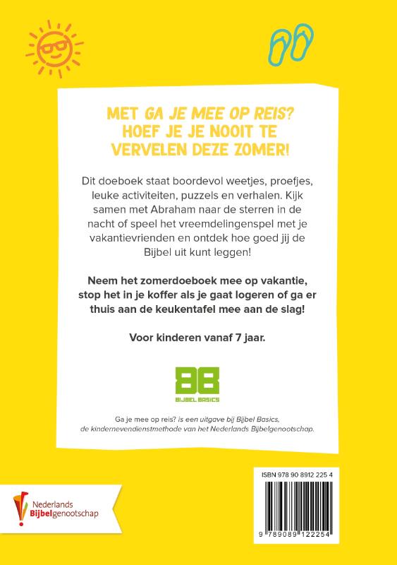 Achterkant van Ga je mee op reis?