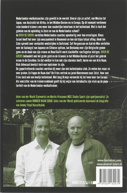 Achterkant van Over de grens