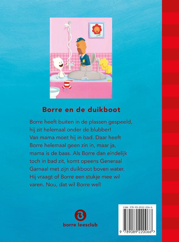Achterkant van Borre en de duikboot
