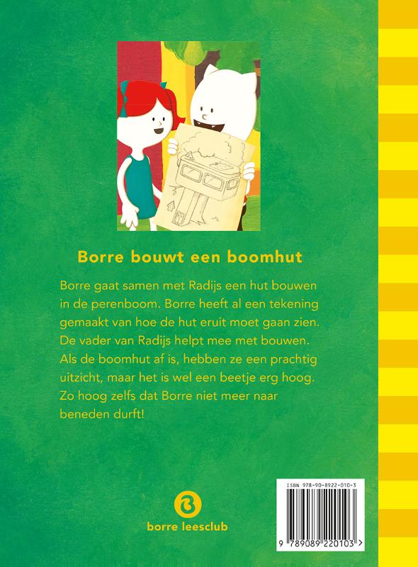 Achterkant van Borre bouwt een boomhut