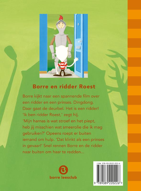 Achterkant van Borre en ridder Roest