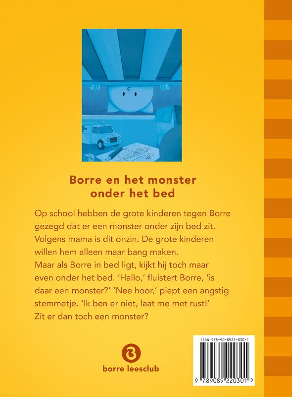Achterkant van Borre en het monster onder het bed
