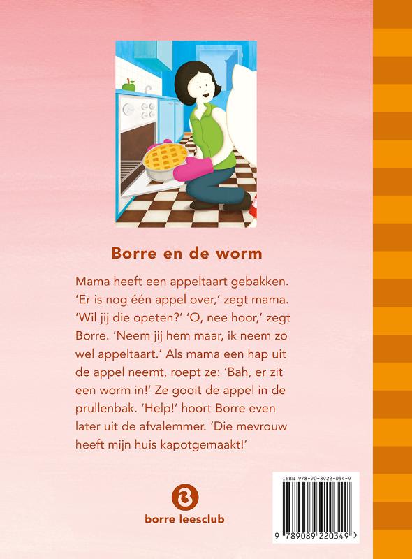 Achterkant van Borre en de worm