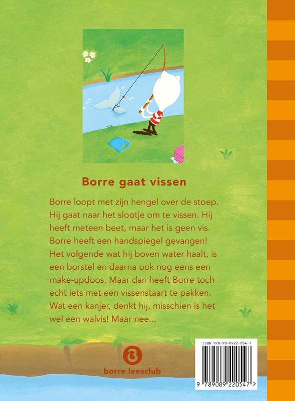 Achterkant van Borre gaat vissen