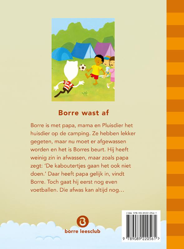 Achterkant van Borre wast af