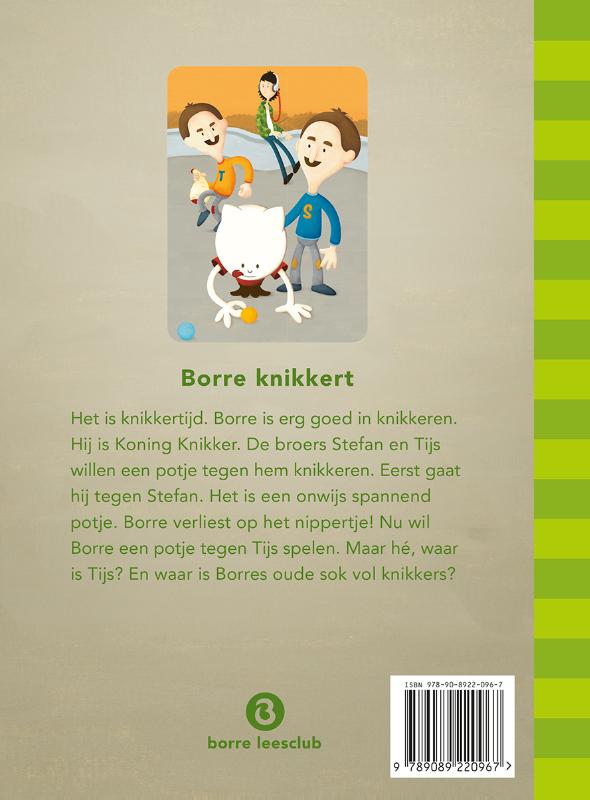 Achterkant van Borre knikkert