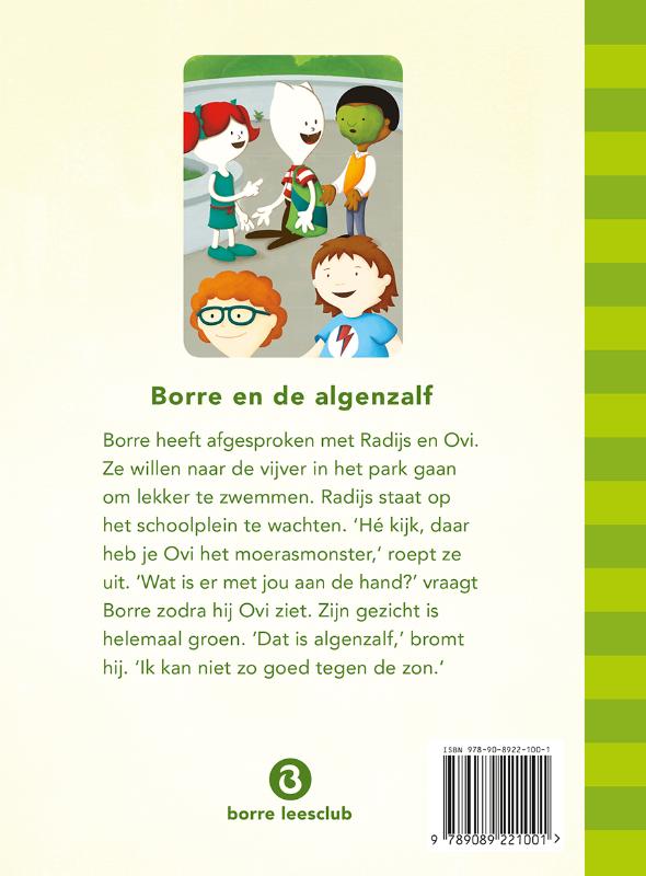 Achterkant van Borre en de algenzalf
