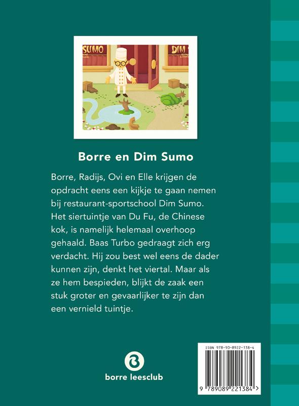 Achterkant van Borre en Dim Sumo