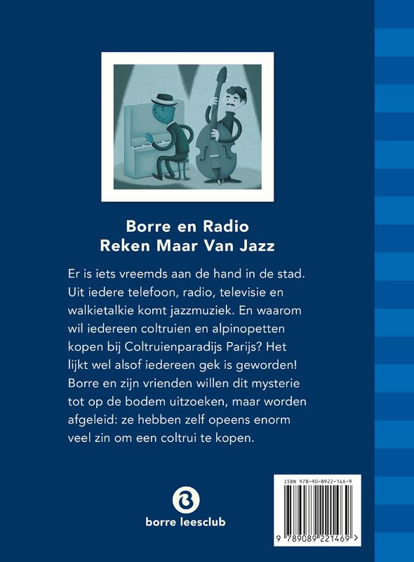 Achterkant van Borre en Radio Reken Maar Van Jazz