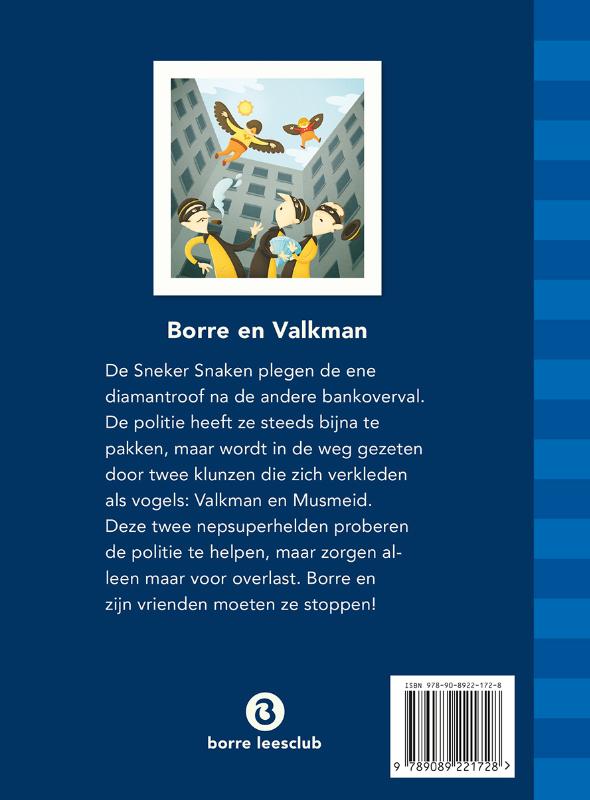 Achterkant van Borre en Valkman