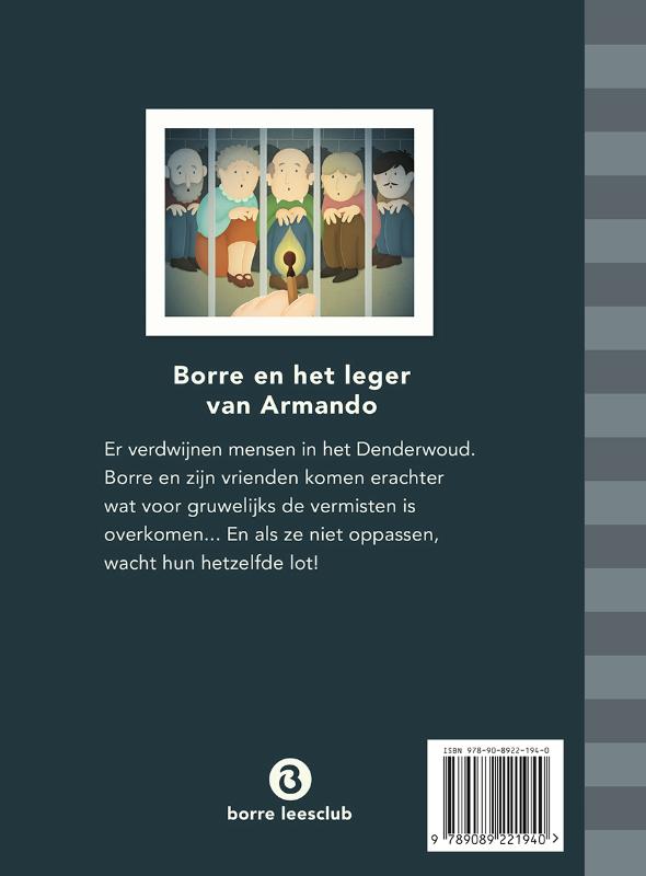 Achterkant van Borre en het leger van Armando