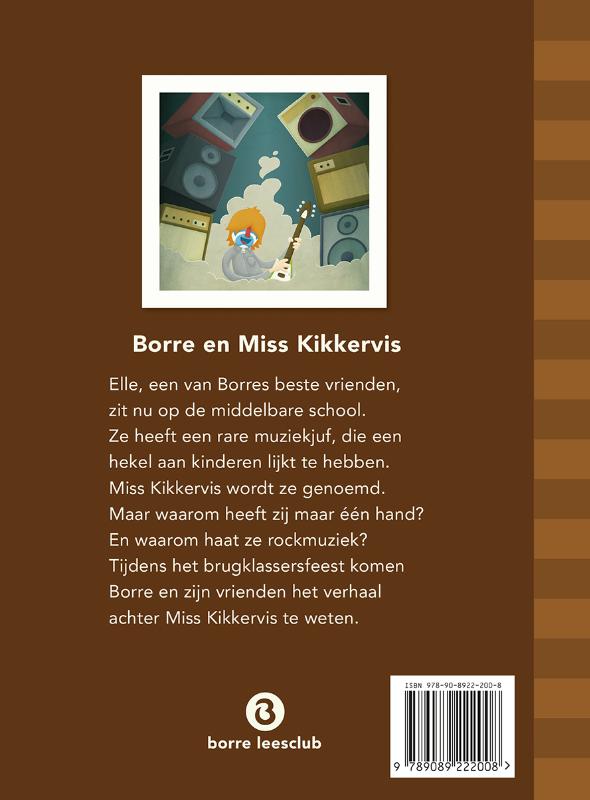 Achterkant van Borre en miss kikkervis