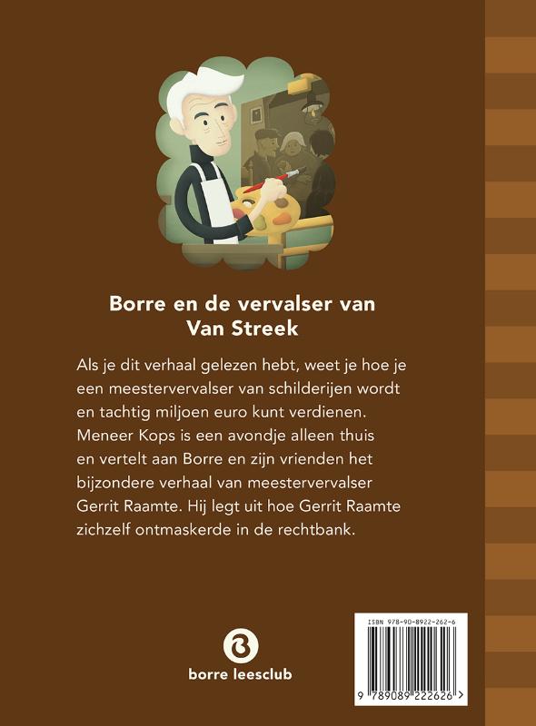 Achterkant van Borre en de vervalser van van streek