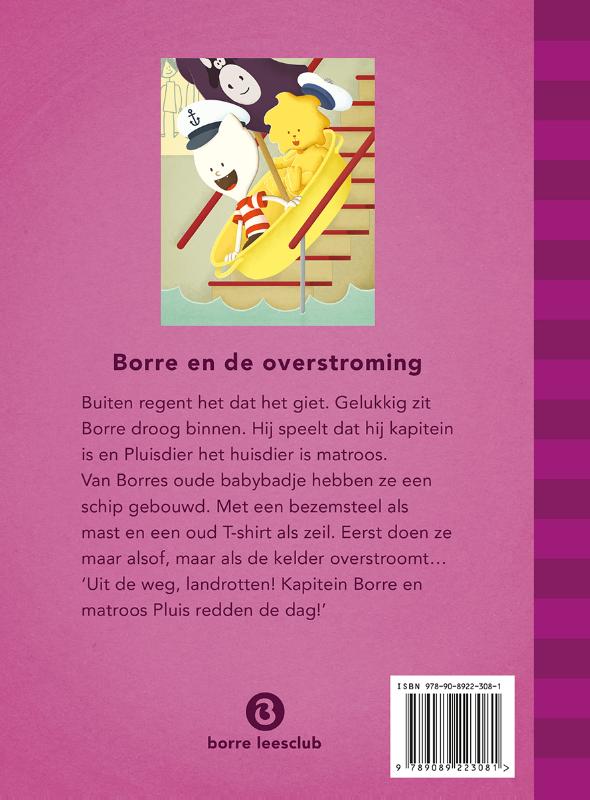 Achterkant van Borre en de overstroming