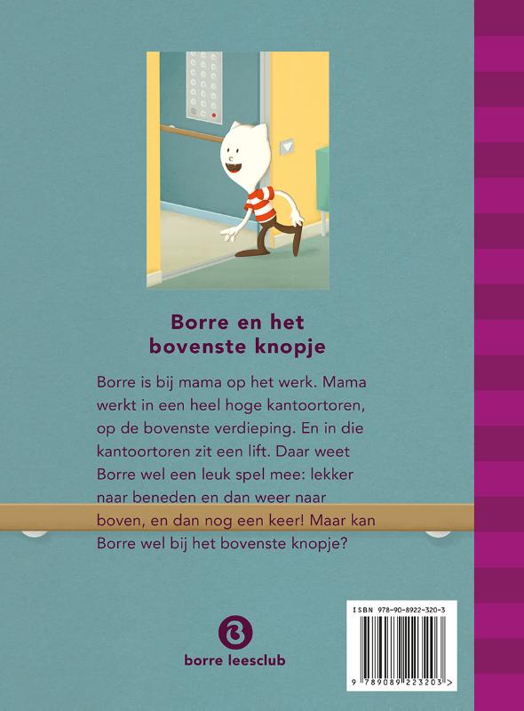 Achterkant van Borre en het bovenste knopje