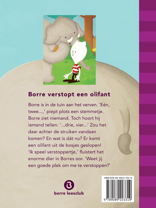 Achterkant van Borre verstopt een olifant