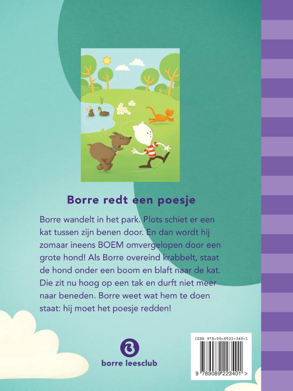Achterkant van Borre redt een poesje