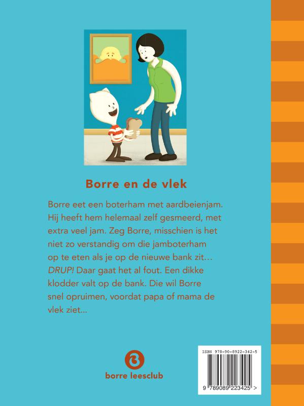 Achterkant van Borre en de vlek