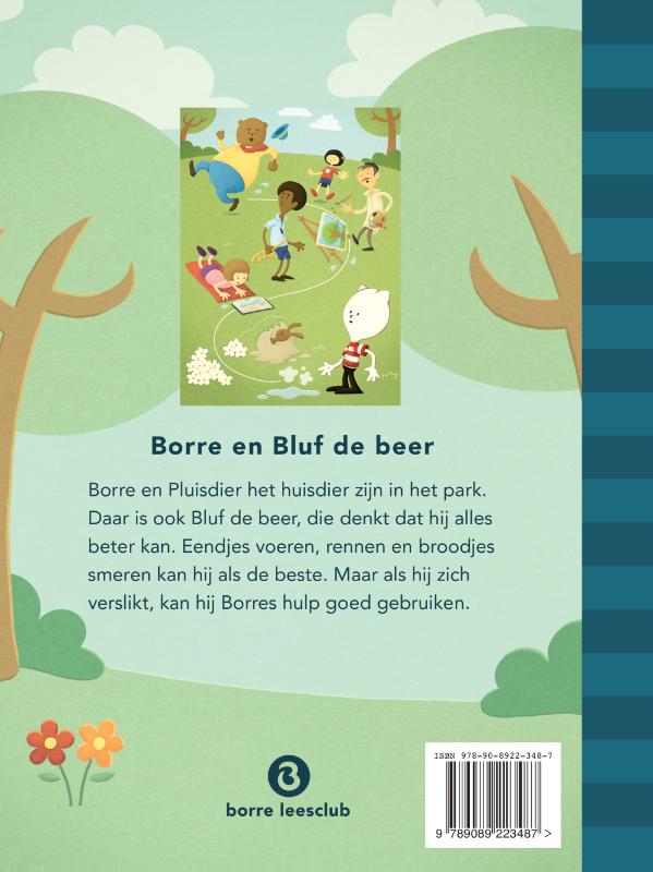 Achterkant van Borre en Bluf de beer