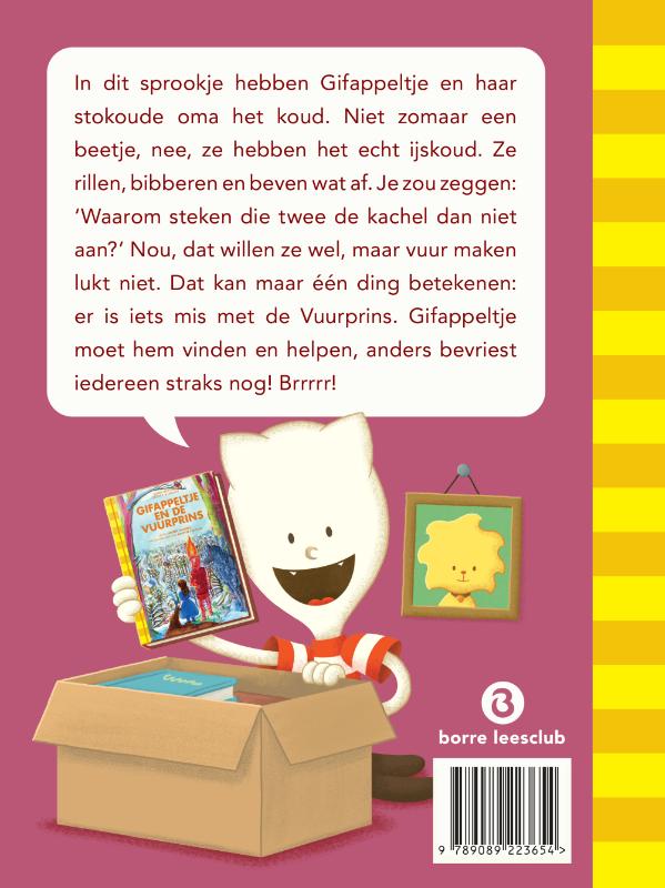 Achterkant van Gifappeltje en de Vuurprins