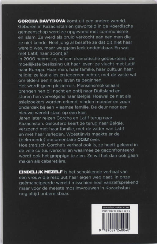 Achterkant van Eindelijk mezelf