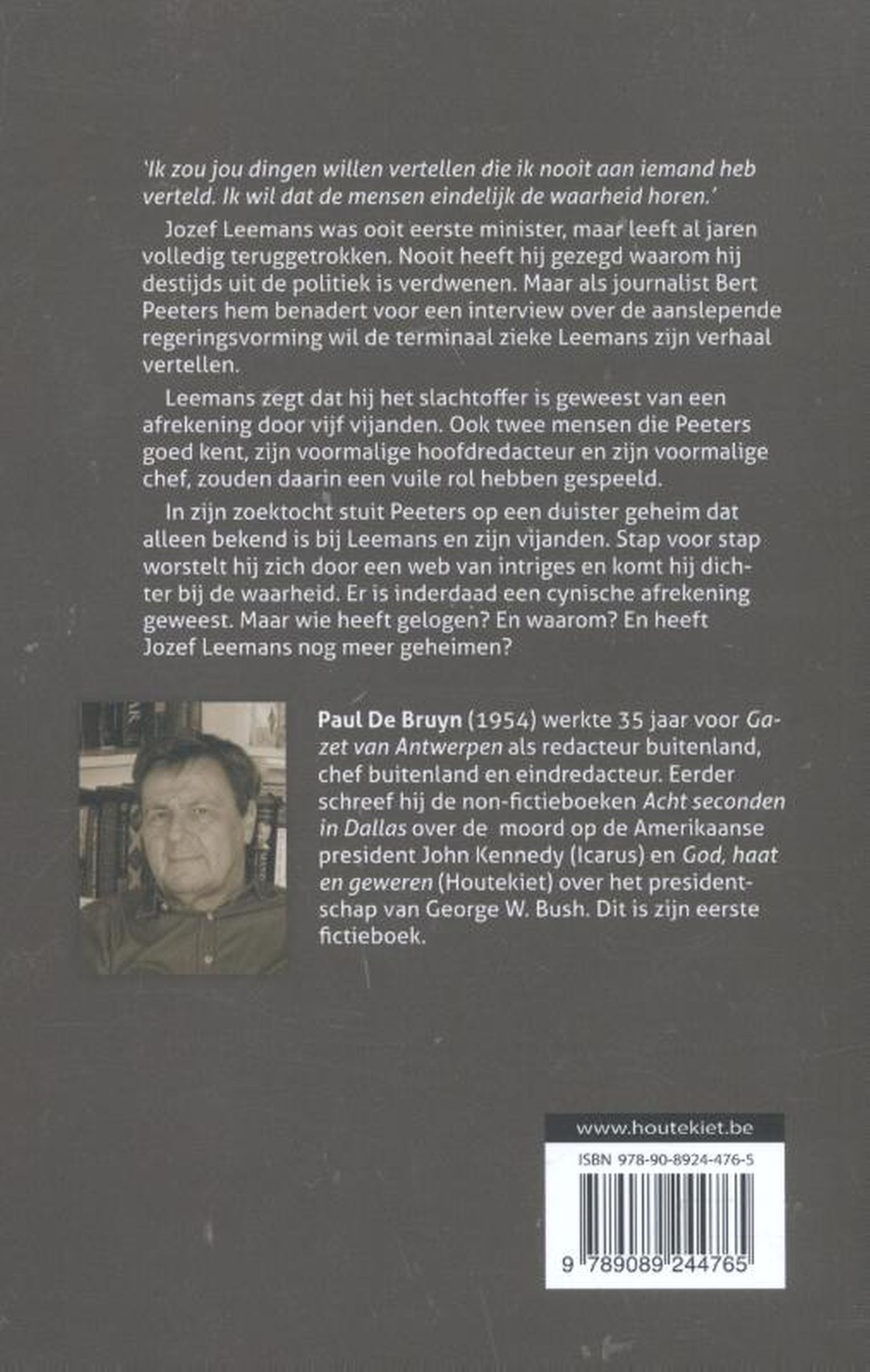 Achterkant van Het laatste gesprek