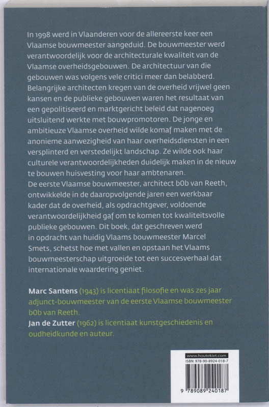 Achterkant van Het Vlaams bouwmeesterschap 1999-2005