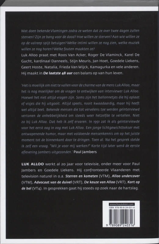 Achterkant van De laatste 48 uur