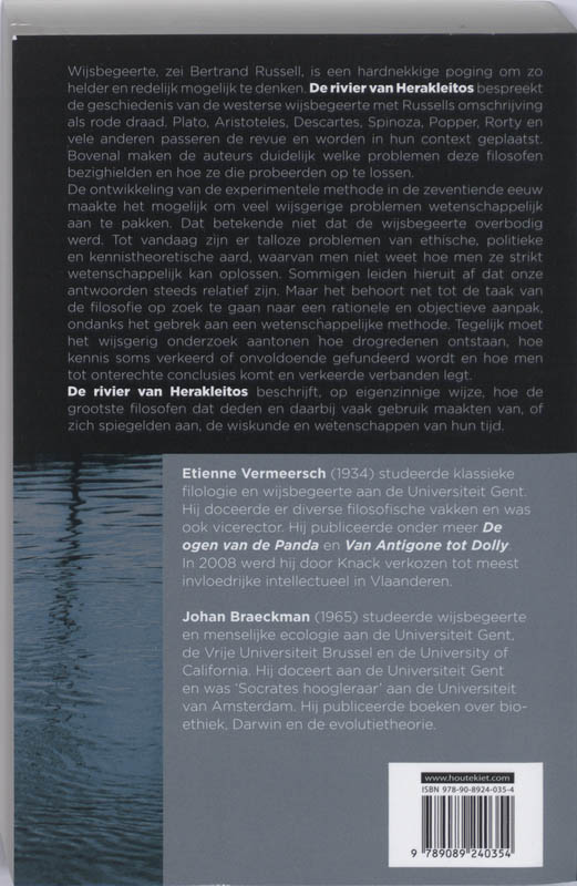 Achterkant van De rivier van Herakleitos