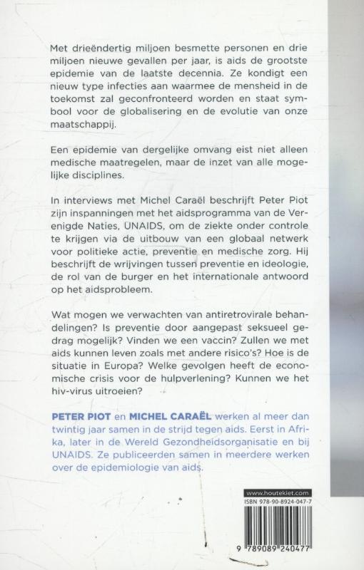 Achterkant van Over aids