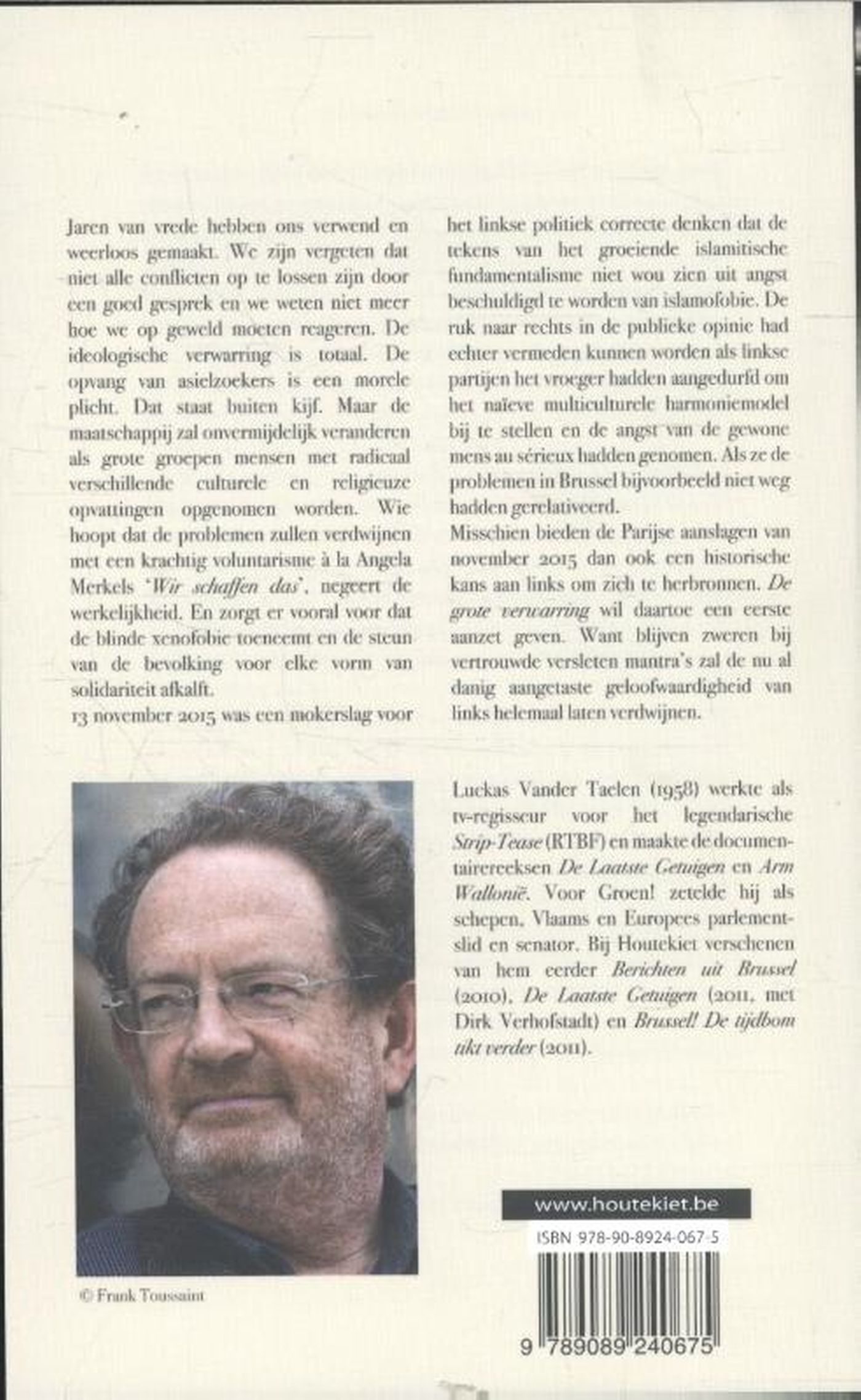 Achterkant van De grote verwarring