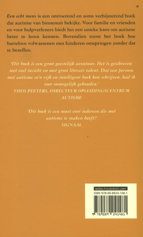 Achterkant van Een echt mens