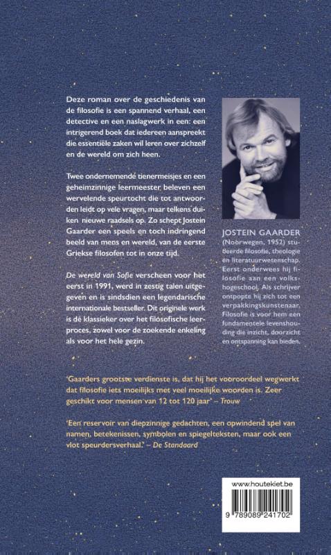 Achterkant van De wereld van Sofie