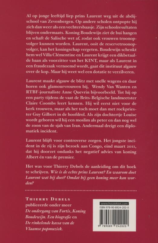 Achterkant van Prins Laurent