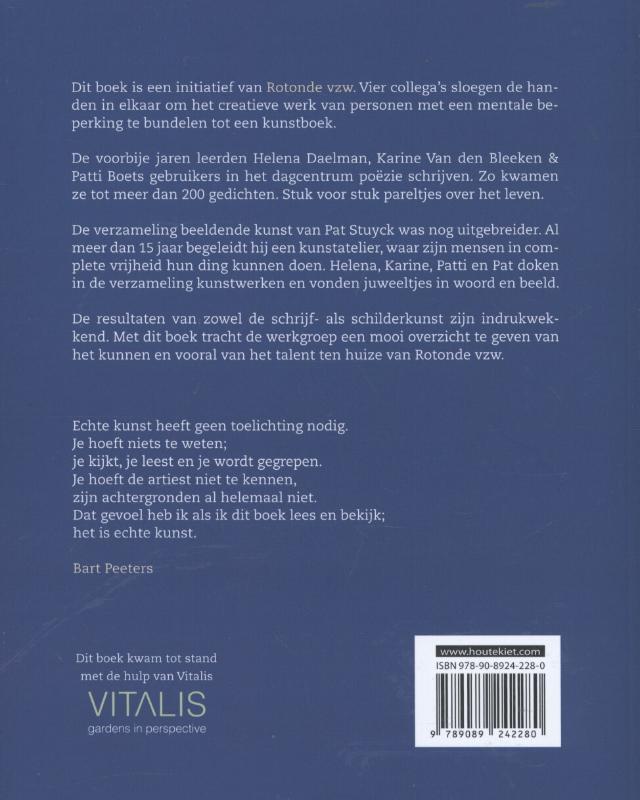 Achterkant van Uit mijn eigen