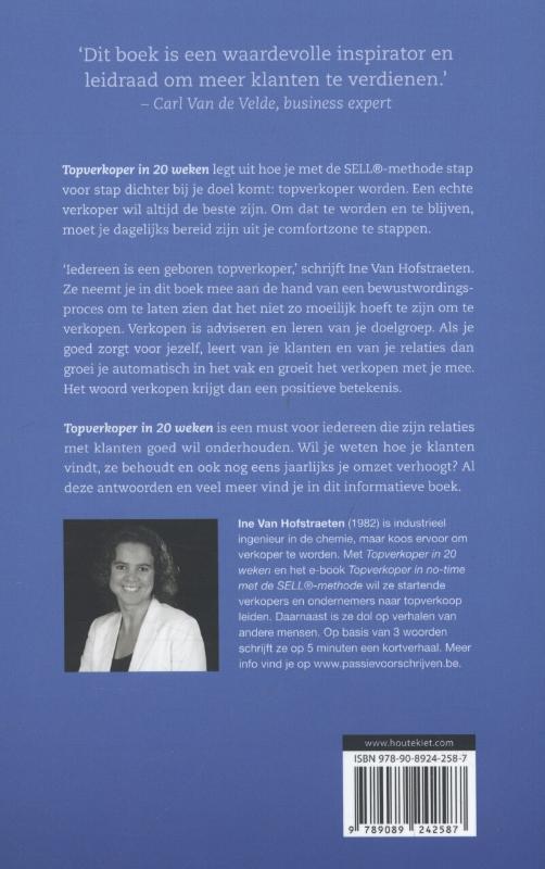 Achterkant van Topverkoper in 20 weken