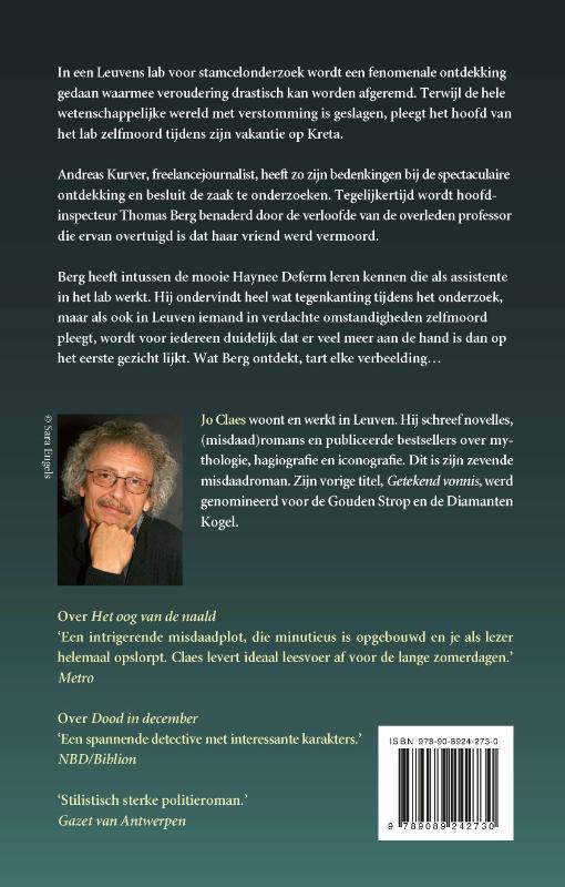 Achterkant van De mythe van Methusalem