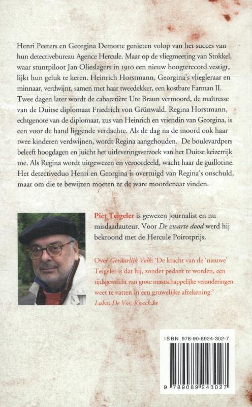 Achterkant van Het lijk met de handschoenen