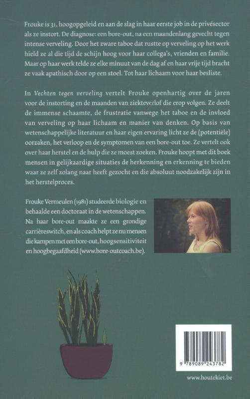 Achterkant van Vechten tegen verveling