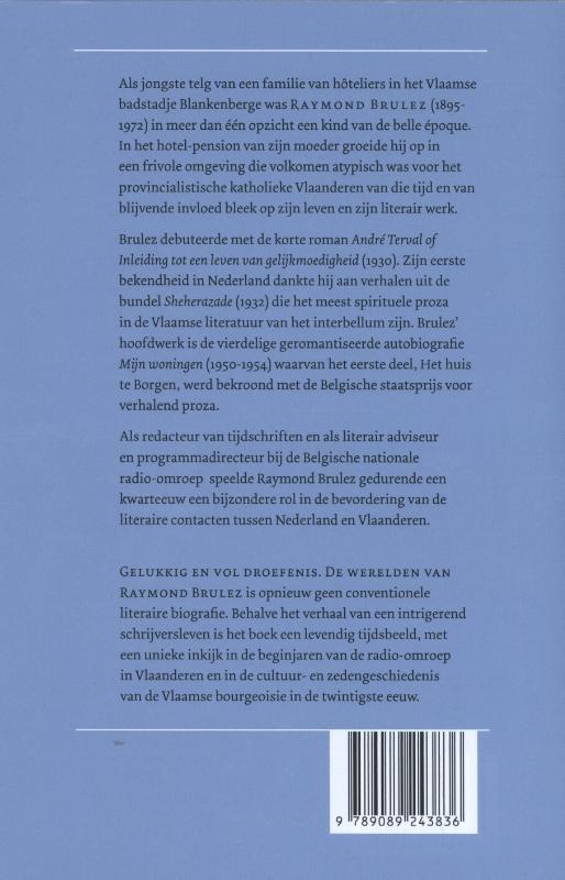 Achterkant van Gelukkig en vol droefenis