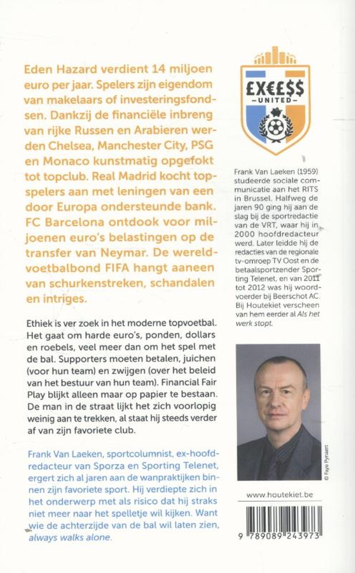 Achterkant van Het geld van het voetbal