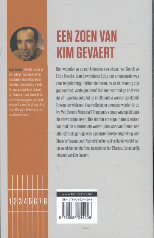 Achterkant van Een zoen van Kim Gevaert