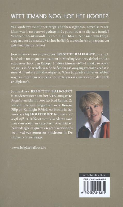 Achterkant van De Etiquettebijbel