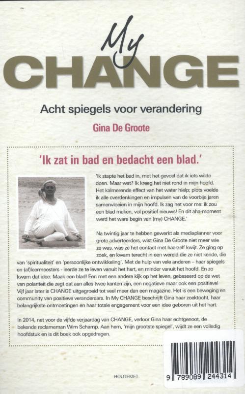 Achterkant van My Change
