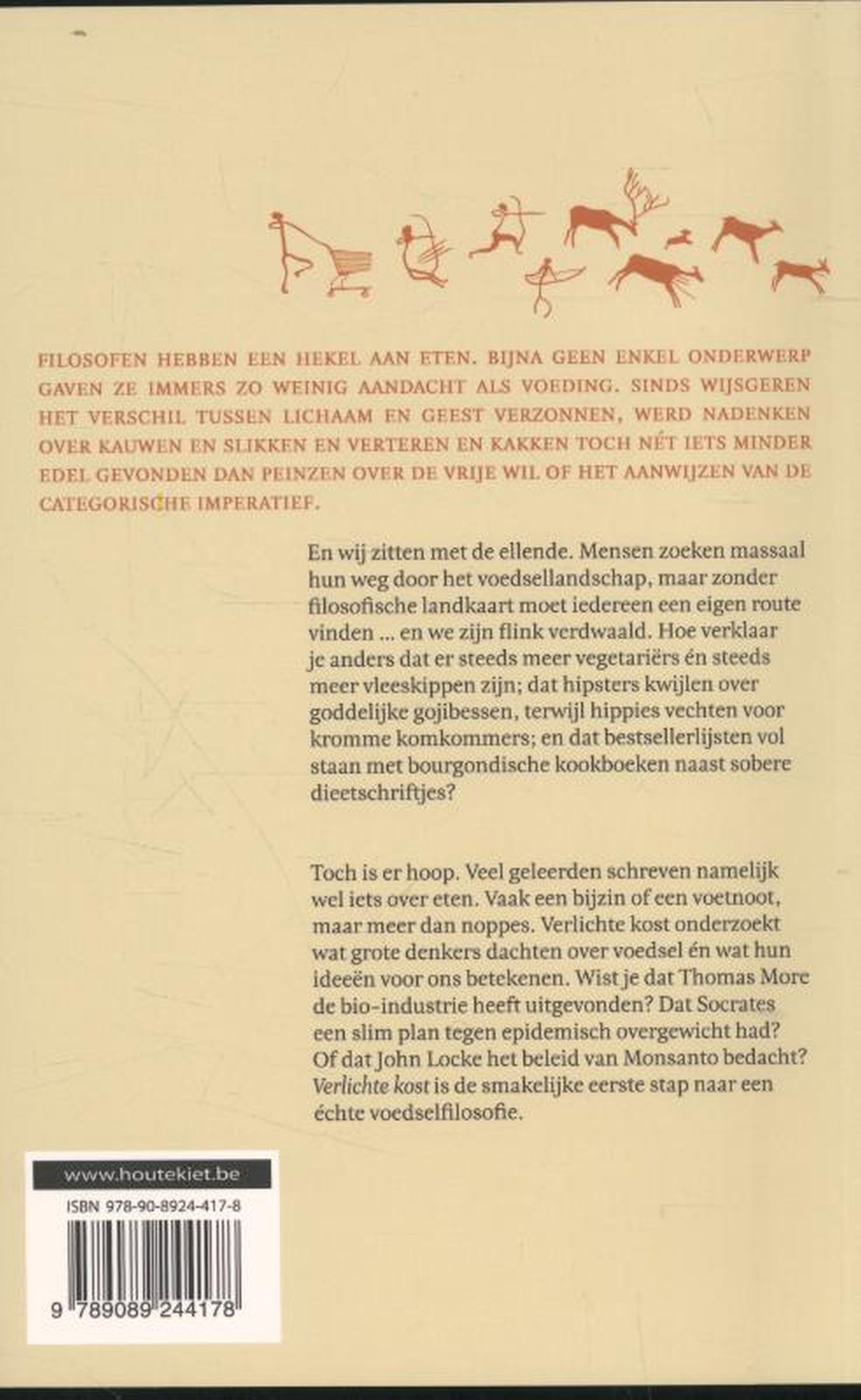 Achterkant van Verlichte kost