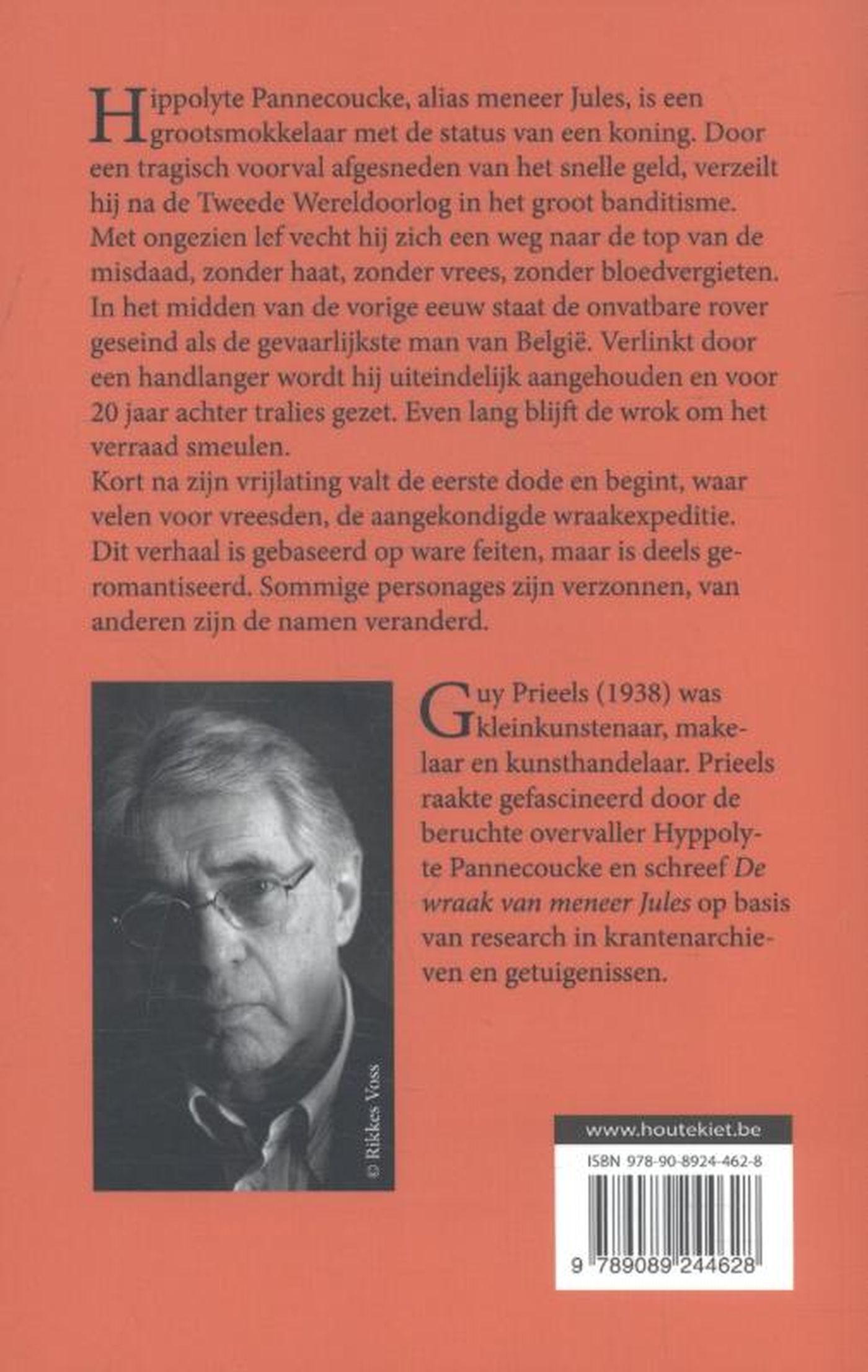Achterkant van De wraak van meneer Jules