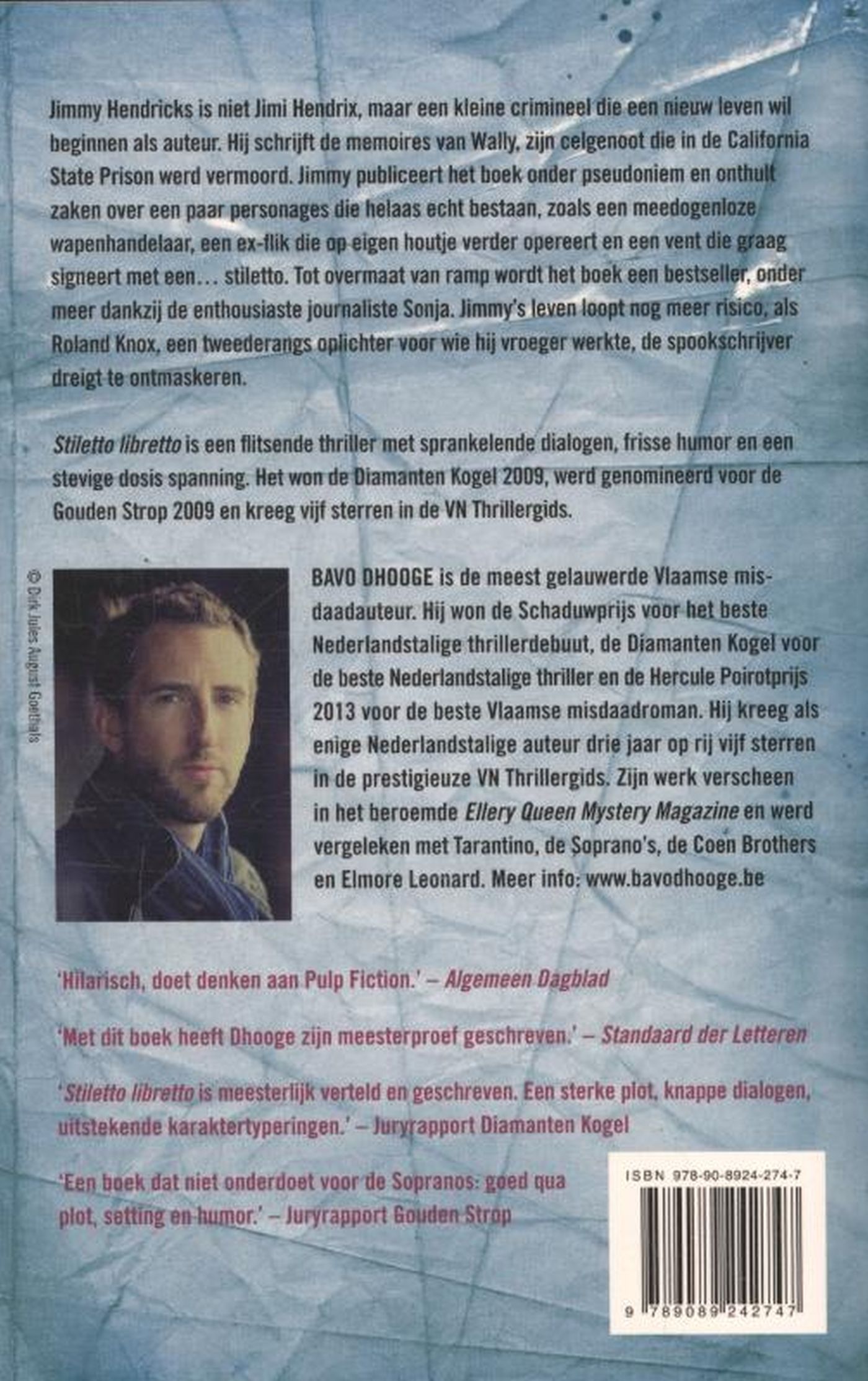 Achterkant van Stiletto libretto