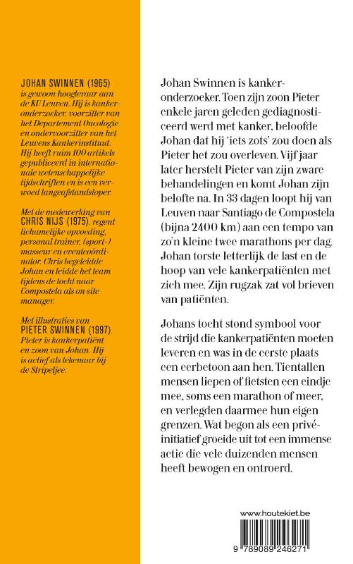 Achterkant van Post voor Compostela