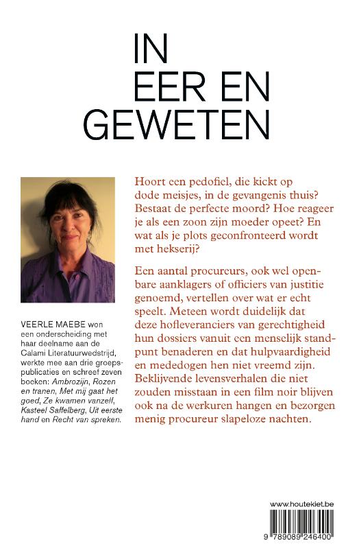 Achterkant van In eer en geweten